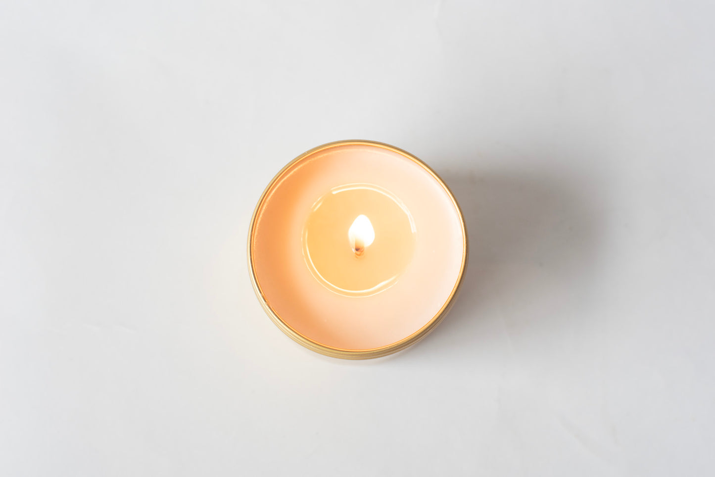 Hidden Message Candle in Gold Tin